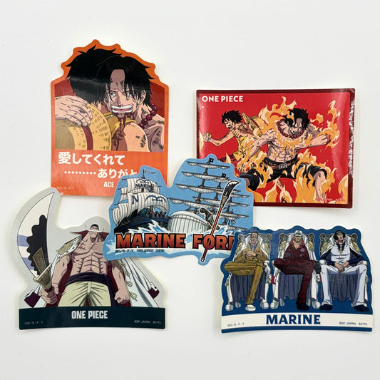 One Piece Marineford Sticker Set
