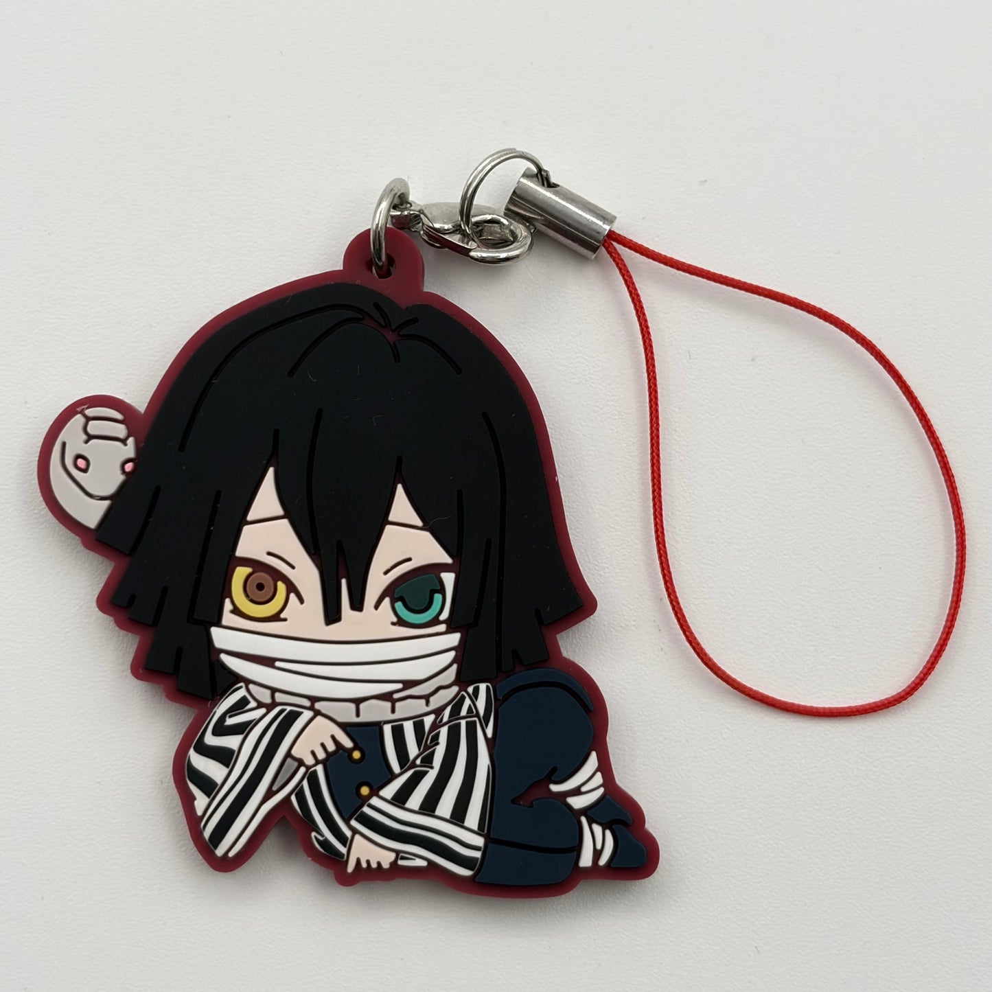 Demon Slayer Obanai Rubber Strap Pendant