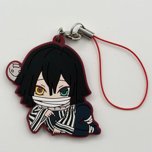 Demon Slayer Obanai Rubber Strap Pendant