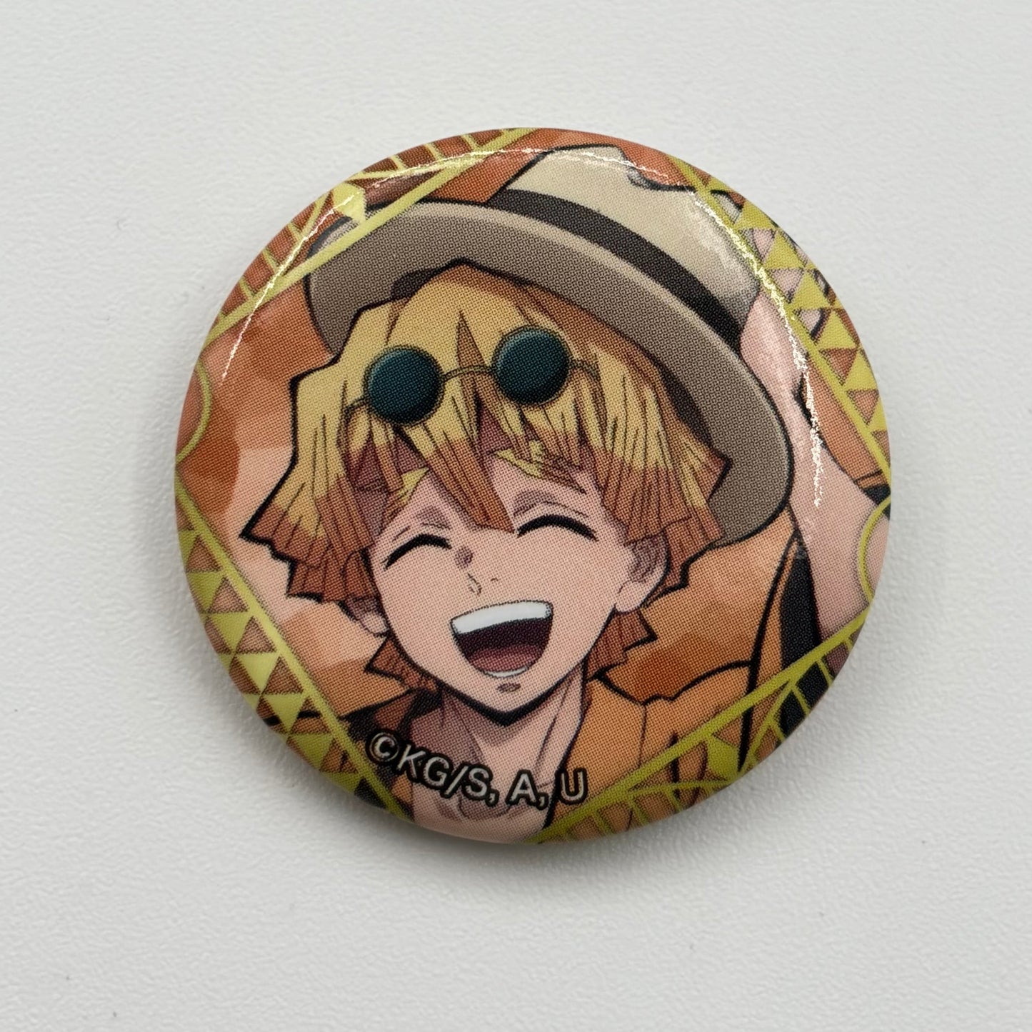 Demon Slayer Zenitsu Button