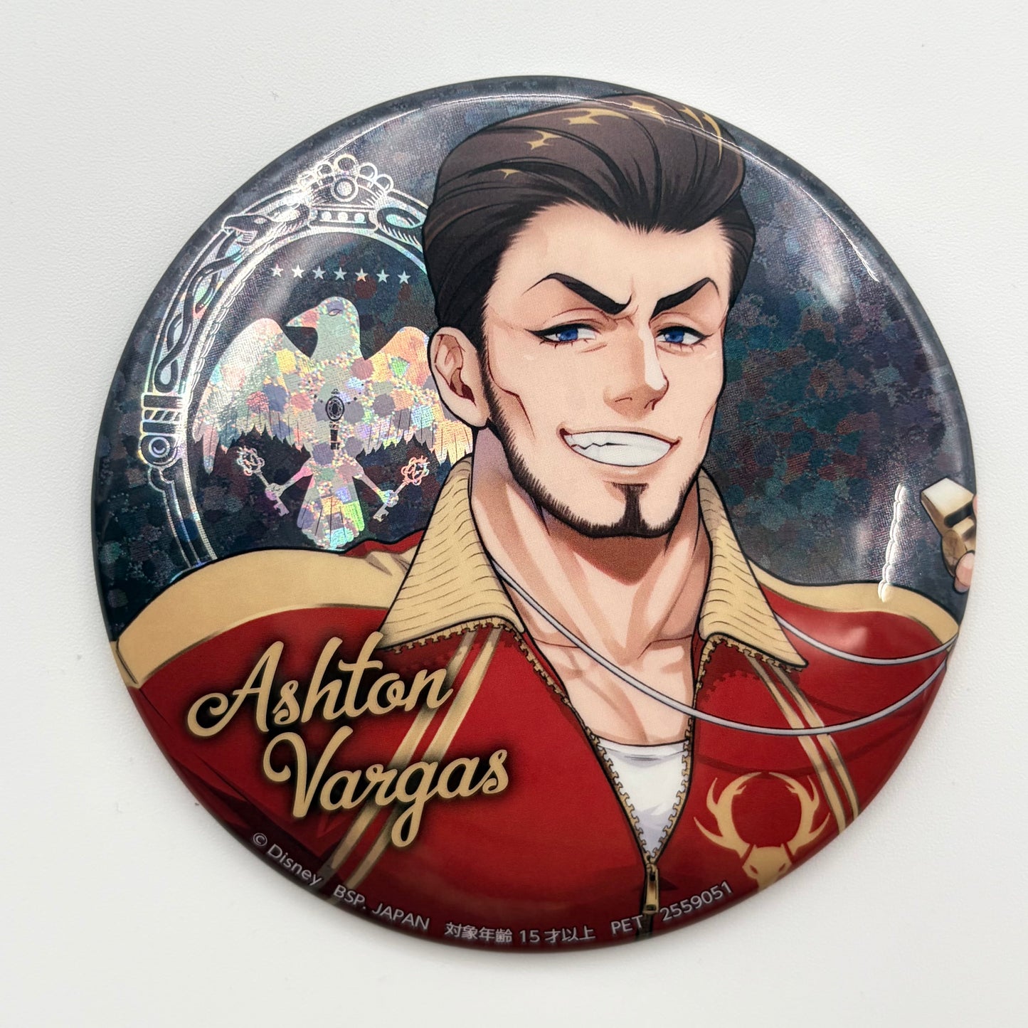 Twisted Wonderland Ashton Vargas Button