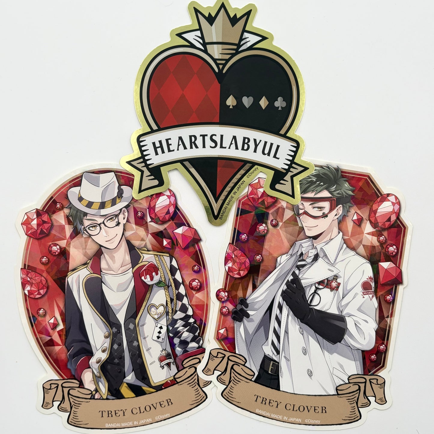 Twisted Wonderland Trey Clover Sticker Set