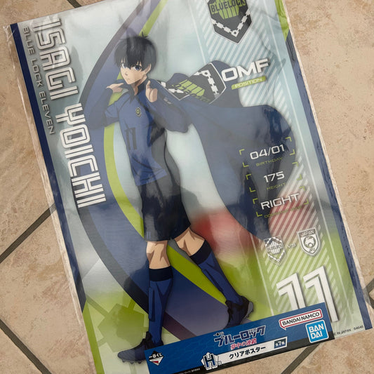 Blue Lock Isagi PVC Clear Poster