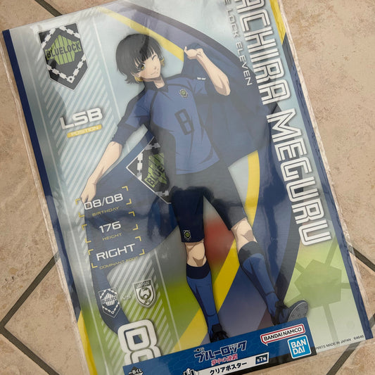 Blue Lock Bachira PVC Clear Poster