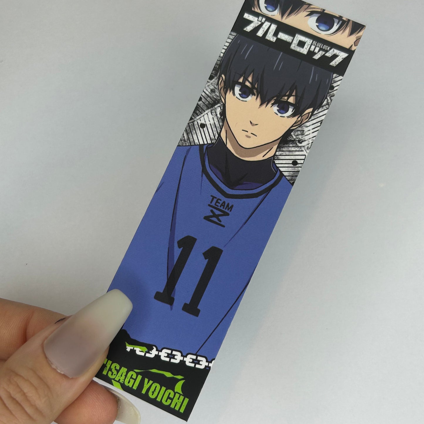 Blue Lock Isagi Lesezeichen Karte