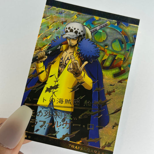 One Piece Law Holo Gold Trading Card