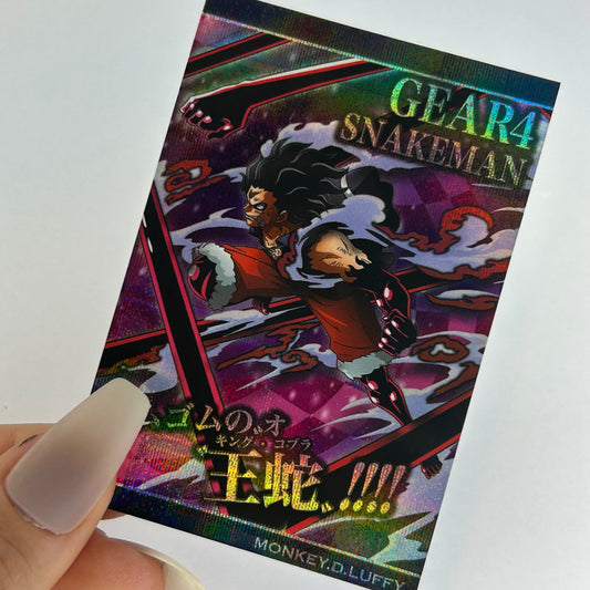 One Piece Luffy Gear4 Trading Card