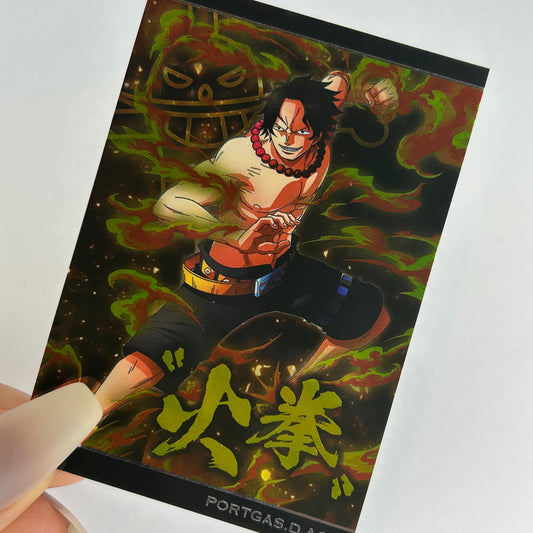 One Piece Ace Trading Card
