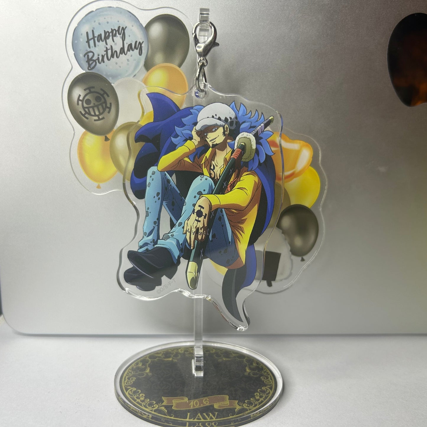 One Piece Law Happy Birthday Acryl Ständer / Anhänger