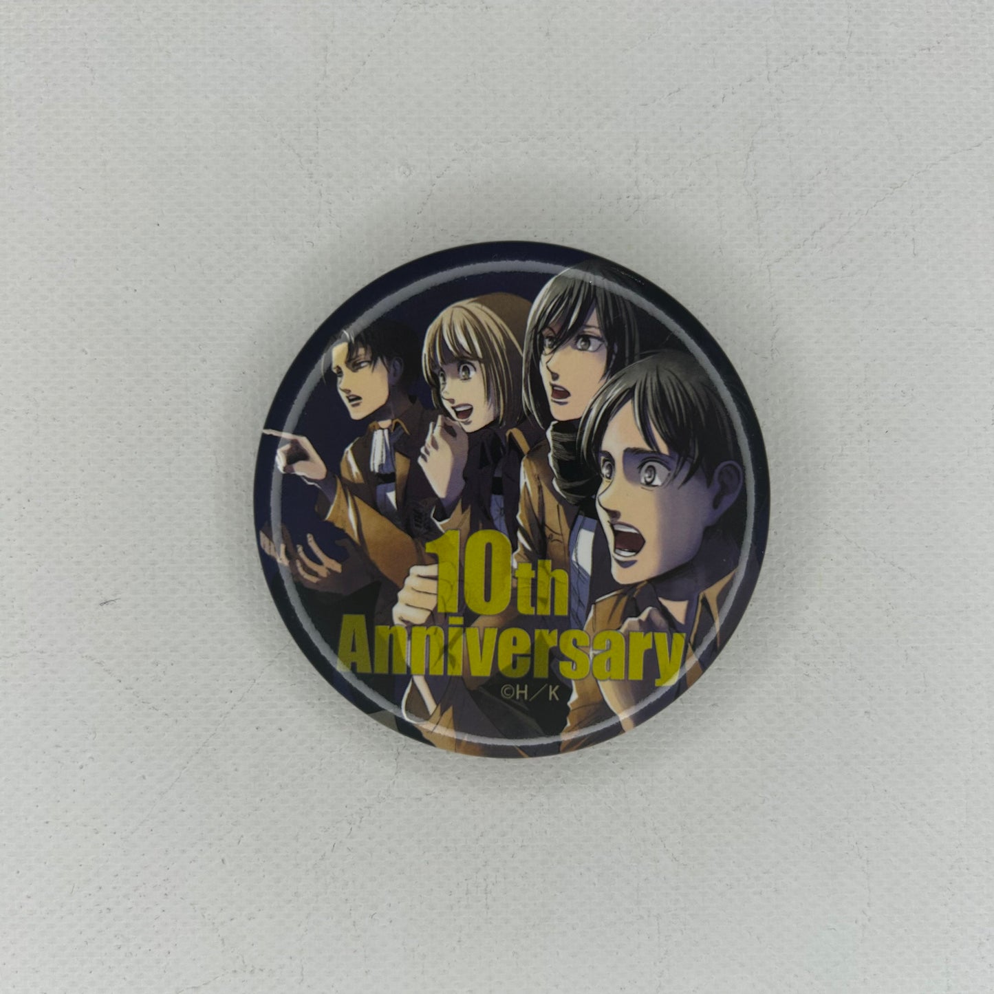 Attack on Titan 10th Anniversary Buttons