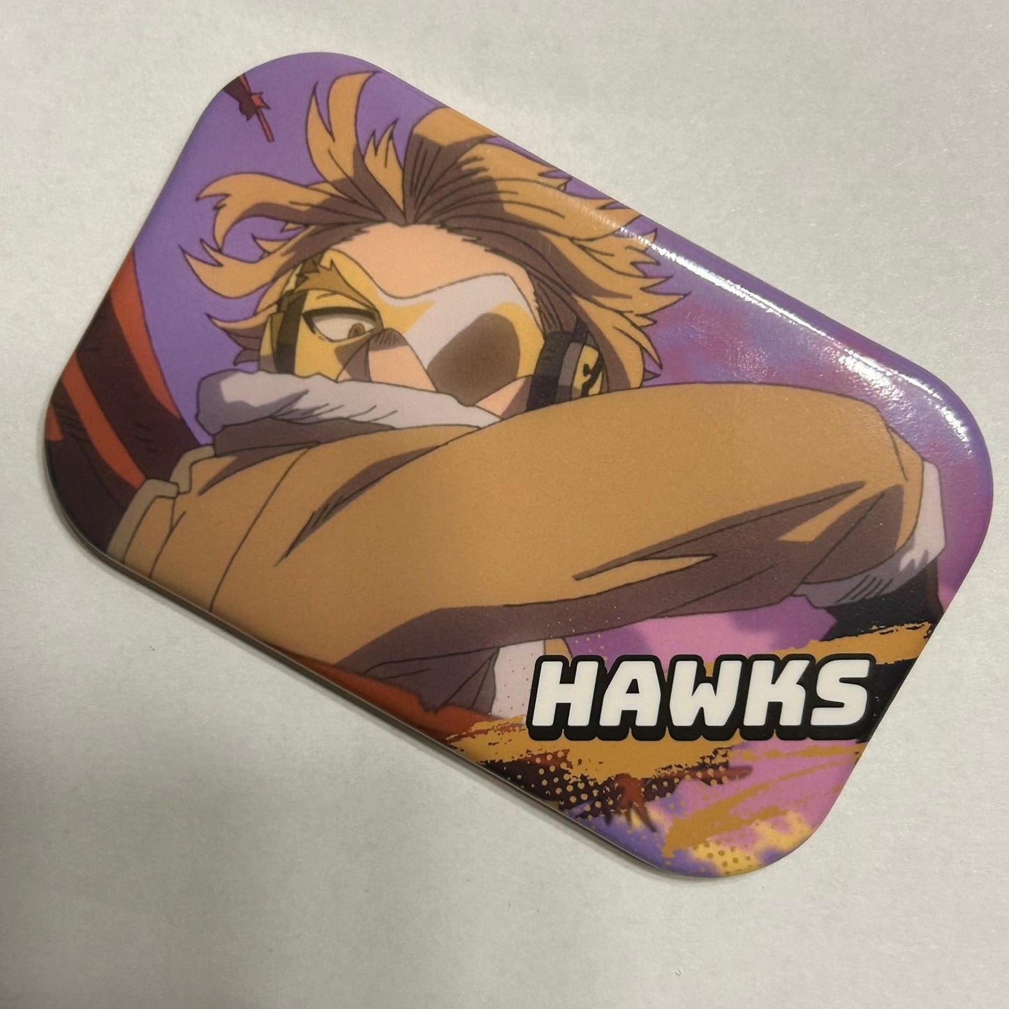 My Hero Academia Hawks Button