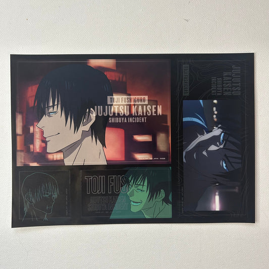 Jujutsu Kaisen Toji Sticker Set