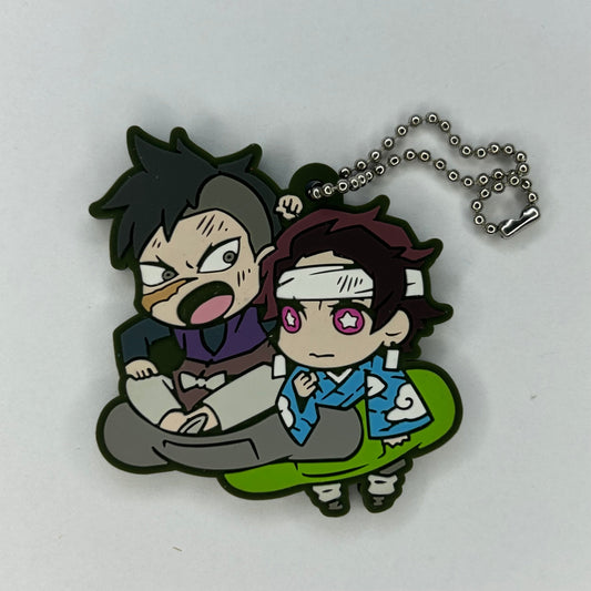 Demon Slayer Tanjiro Kamado / Genya Rubber Strap Anhänger