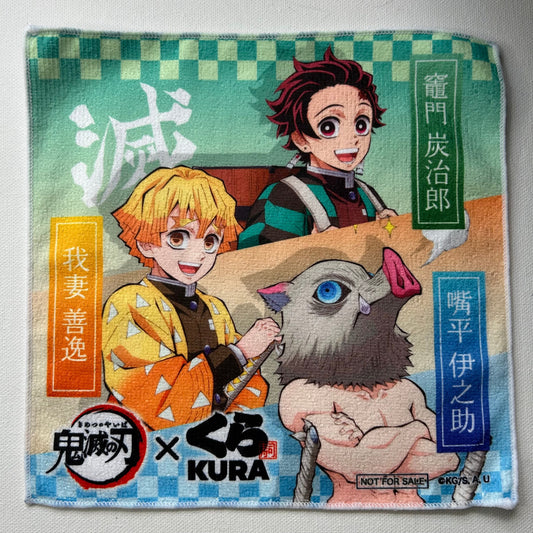 Demon Slayer Tanjiro / Zenitsu / Inosuke Handtuch