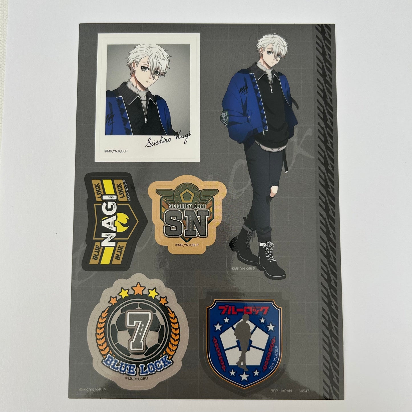 Blue Lock Nagi Seishiro Sticker Set