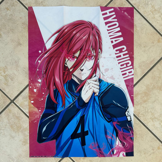 Blue Lock Hyoma Chigiri Stoff Banner