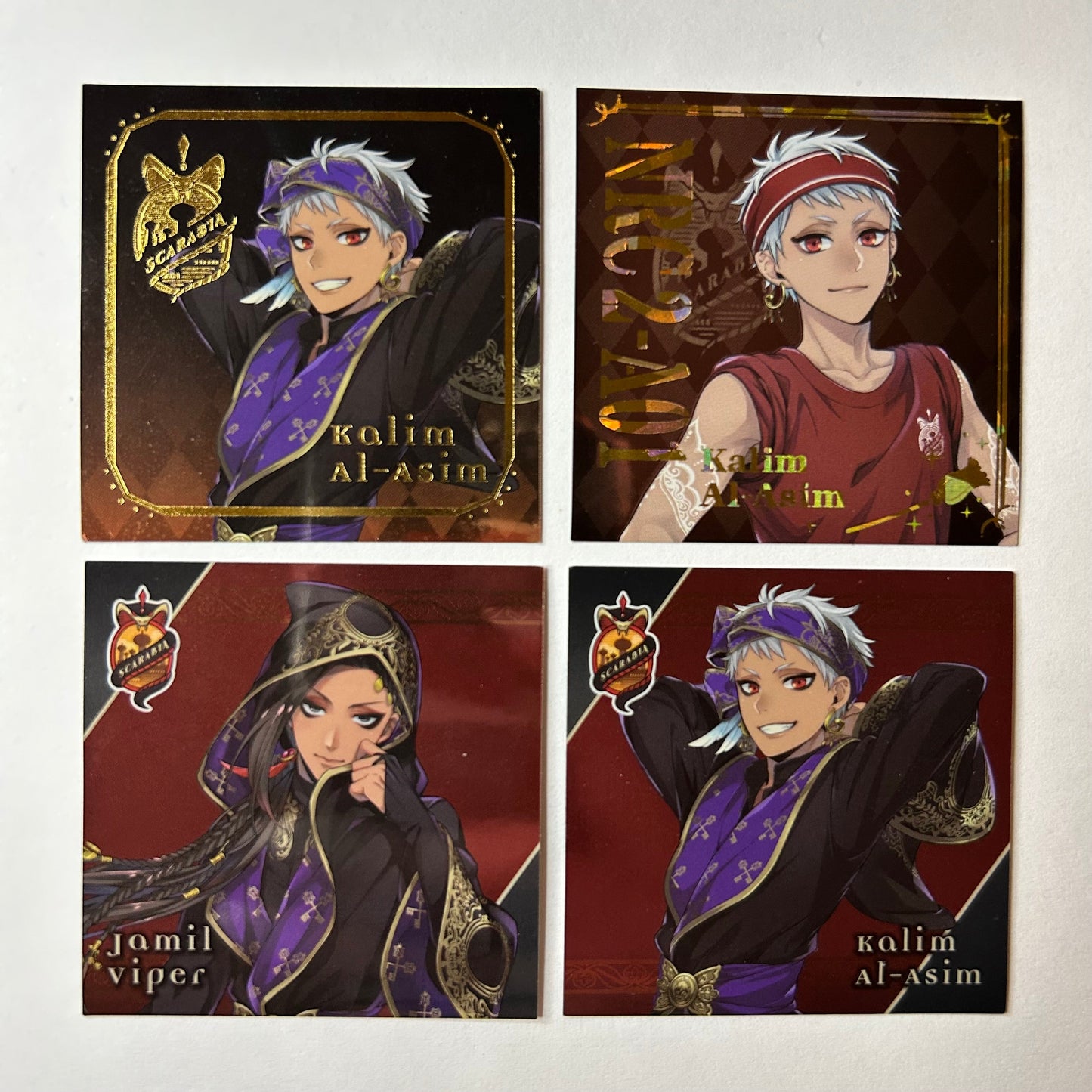 Twisted Wonderland Scarabia Dorm Trading Card Set