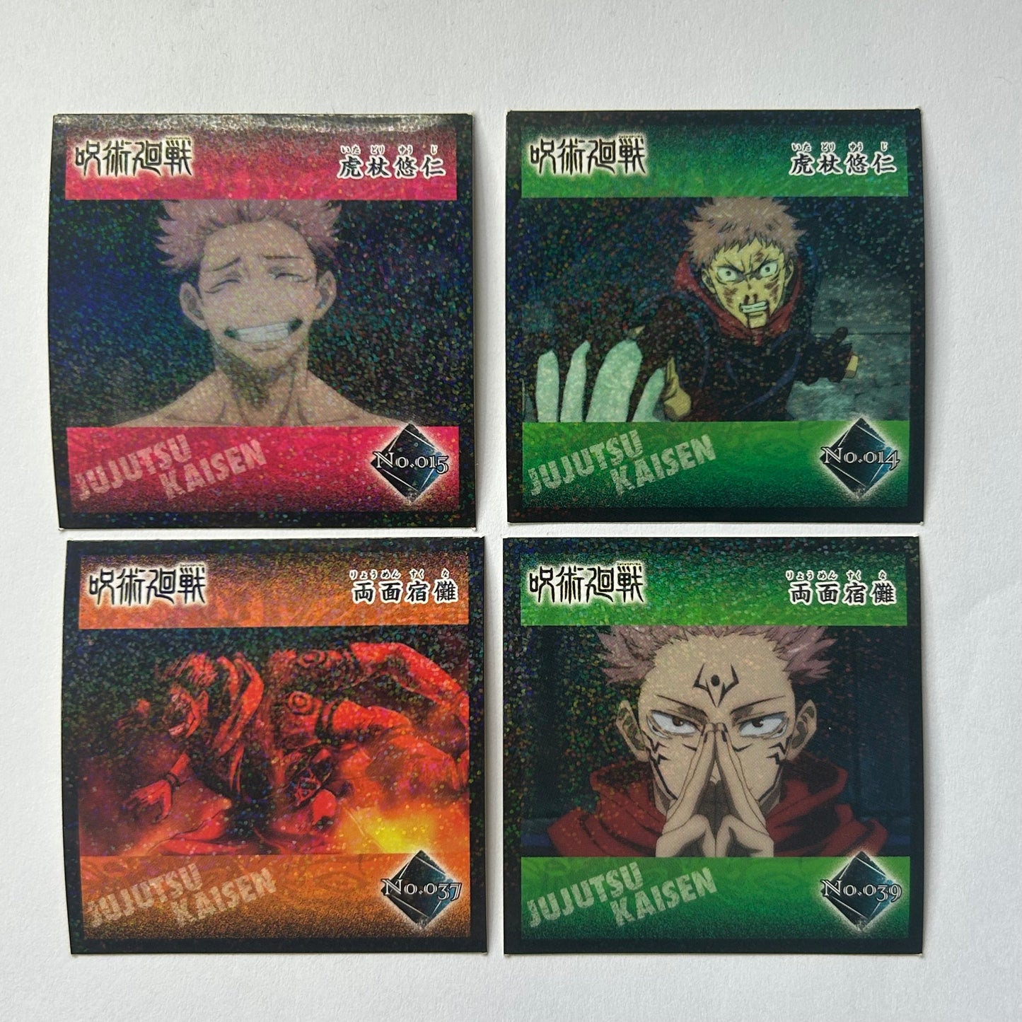 Jujutsu Kaisen Yuji / Sukuna Sticker Set