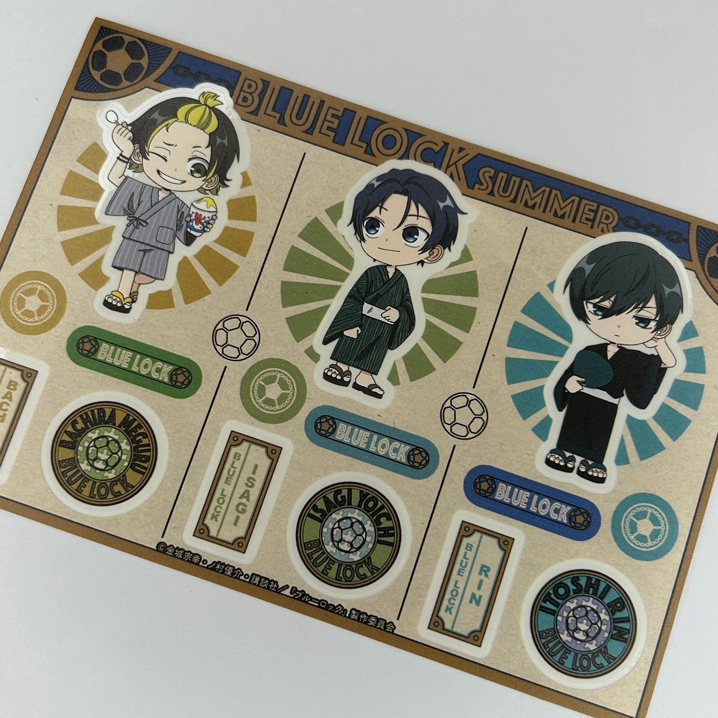 Blue Lock Sticker Set