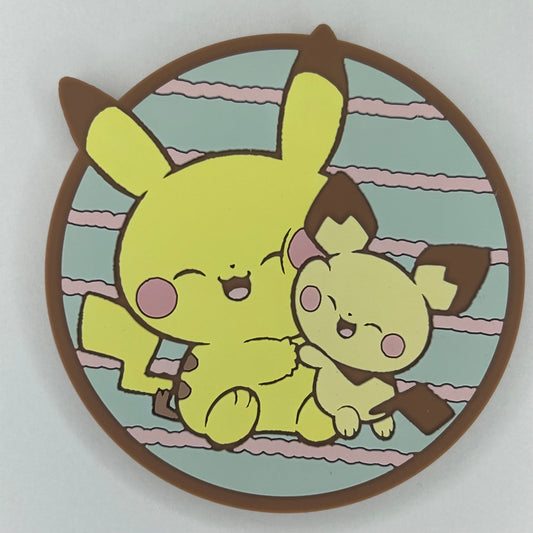 Pokemon Pikachu Pichu Rubber Untersetzer