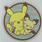Pokemon Pikachu Pichu Rubber Untersetzer