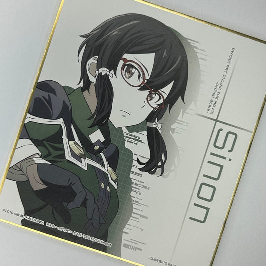 Sword Art Online Sinon Shikishi