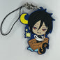 Black Butler Sebastian Rubber Strap Keychain
