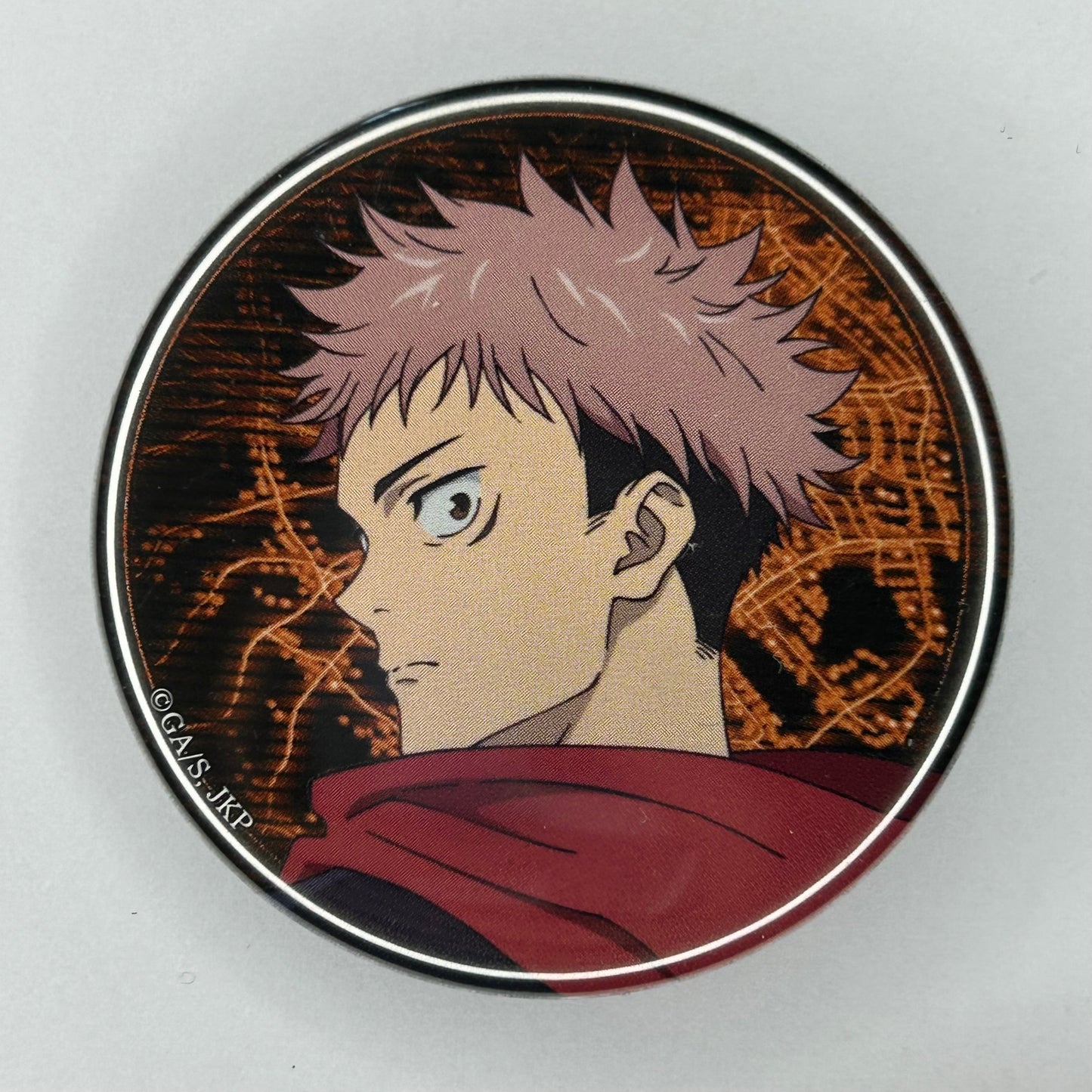 Jujutsu Kaisen Yuji Itadori Button