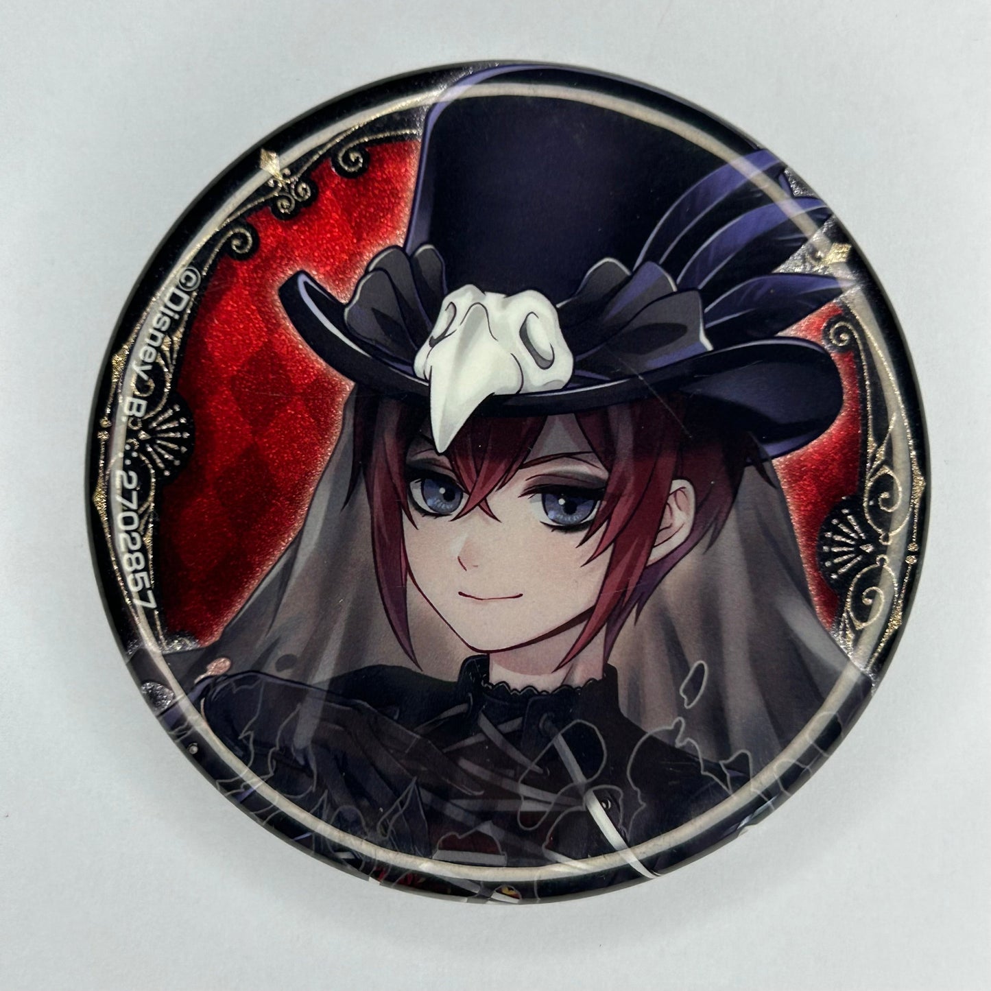 Twisted Wonderland Riddle Rosehearts Button