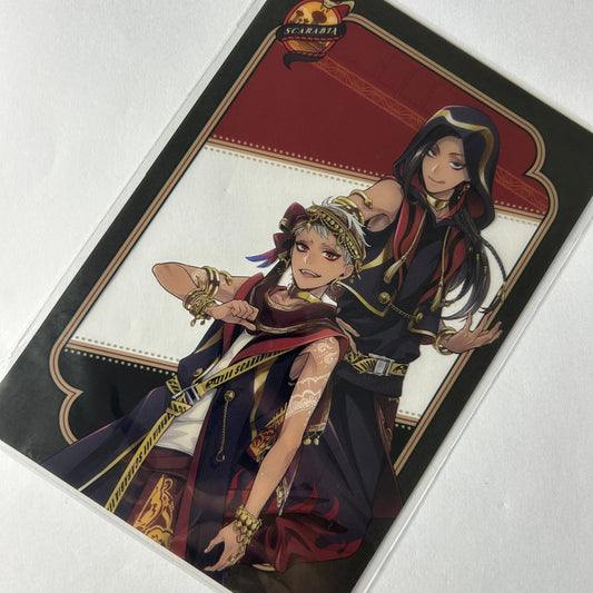 Twisted Wonderland Scarabia Clear Postkarte