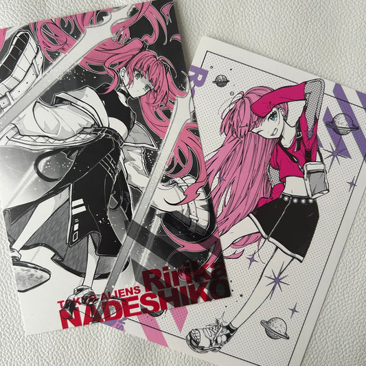 Tokyo Aliens Ririka Nadeshiko Postkarten Set