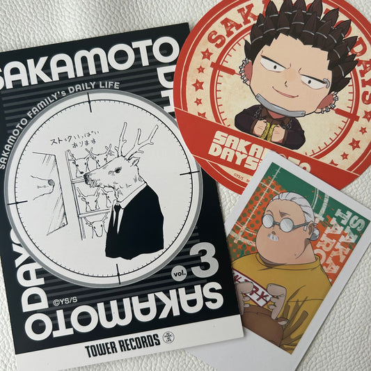 Sakamoto Days Postkarten & Untersetzer Set