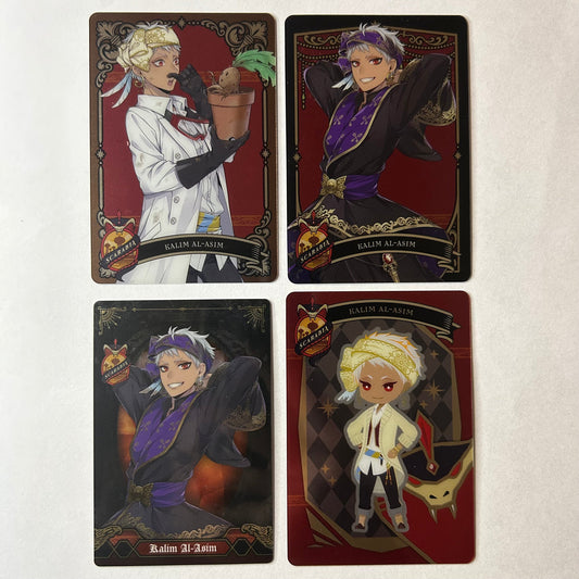 Twisted Wonderland Kalim Al-Asim Trading Card Set