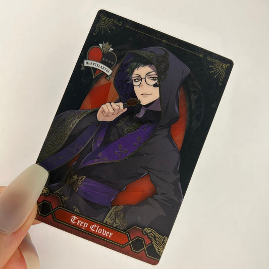 Twisted Wonderland Trey Clover Trading Card