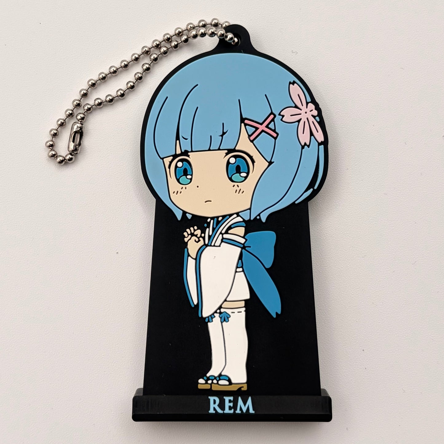 Re:Zero Rem Rubber Strap Keychain