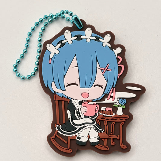 Re:Zero Rem Rubber Strap Keychain