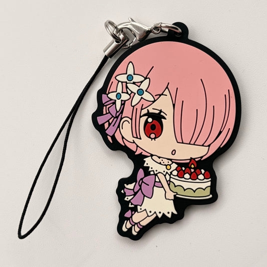 Re:Zero Ram Rubber Strap Charm