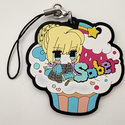 Fate / Stay Night Saber Rubber Strap Keychain