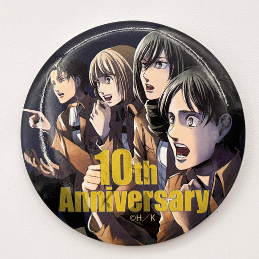 Attack on Titan 10th Anniversary Button