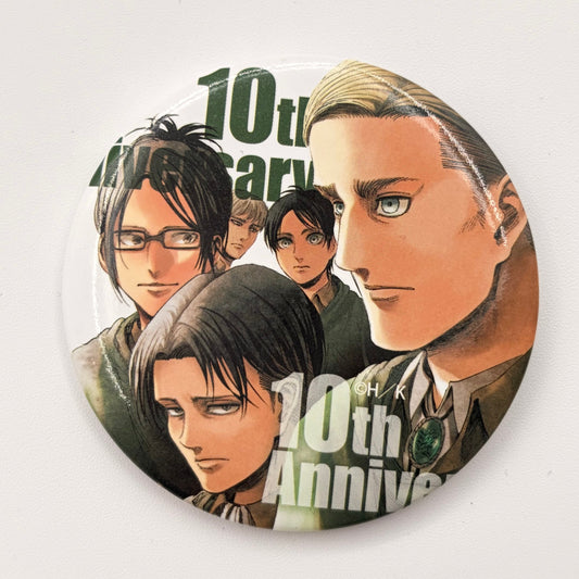 Attack on Titan 10th Anniversary Button