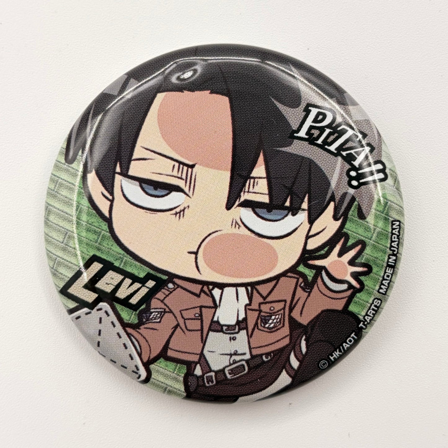 Attack on Titan Levi Button