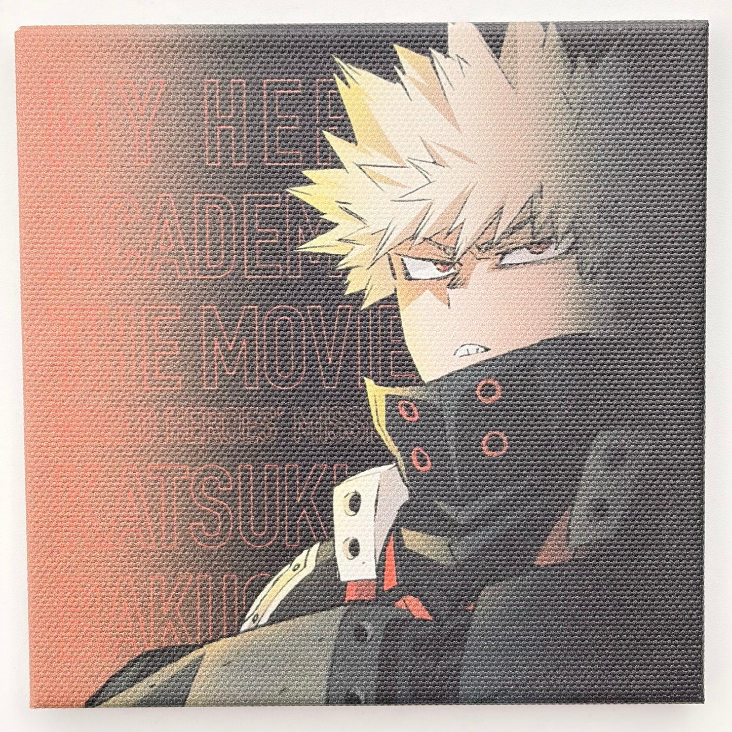 My Hero Academia Bakugo Leinwand