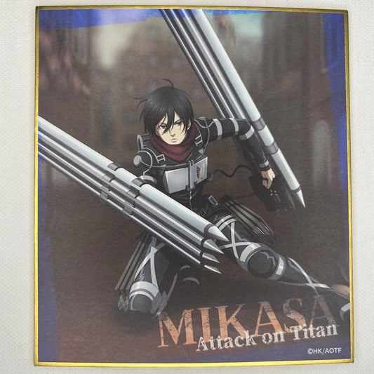 Attack on Titan Mikasa Ackerman Shikishi