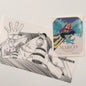 One Piece Marco Mini Clear File + Sticker Set