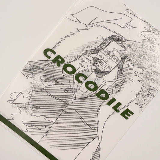One Piece Crocodile Clear File