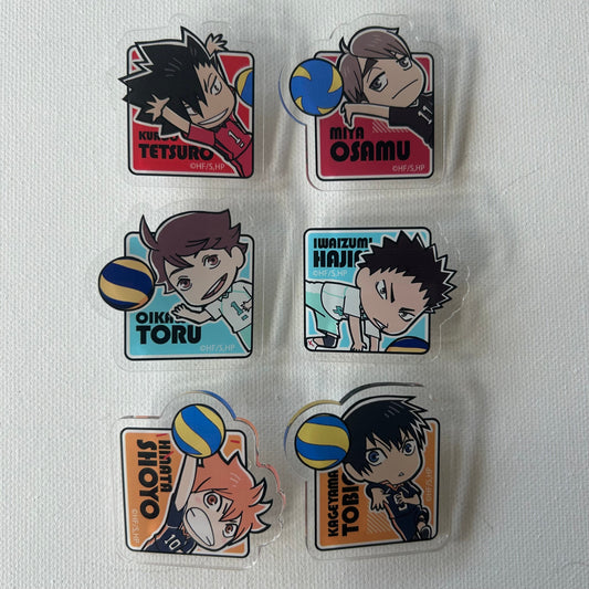 Haikyu! Clip Acryl Buttons