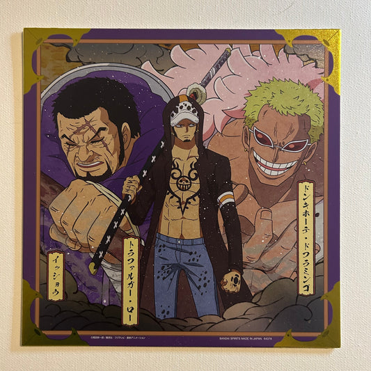 One Piece Law / Doflamingo Shikishi