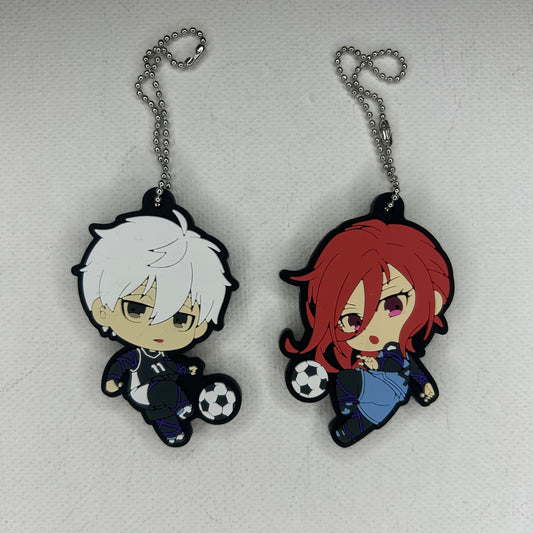 Blue Lock Nagi Seishiro / Hyoma Chigiri Rubber Strap Anhänger