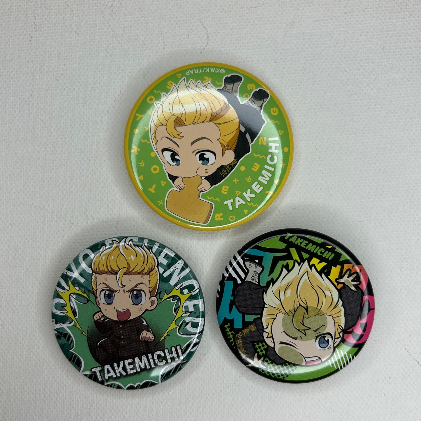 Tokyo Revengers Takemitchy Chibi Button