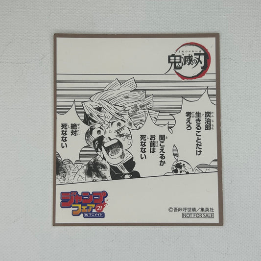 Demon Slayer Zenitsu Agatsuma Shikishi